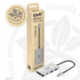 USB Hub Club3D USB-C Gen2 PD na 2x USB-C 10G porty a 2x USB-A 10G porty 

 obrázek produktu 8 z 8