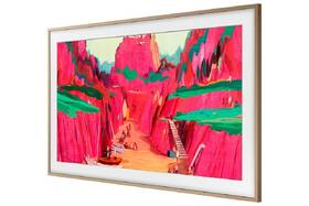 Výměnný rámeček Samsung pro Frame TV s úhlopříčkou 75" (2025), Rovný design - týkový 

 obrázek produktu 1 z 3
