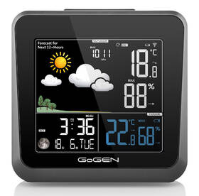 Meteorologická stanice GoGEN ME 3236 černá barva
