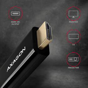 Kabel Axagon DisplayPort / HDMI 1.4, 1.8m, 4K/30Hz černý

 obrázek produktu 2 z 4