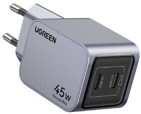 Nabíječka do sítě UGREEN Nexode Pro 45W GaN 2xUSB-C černá/šedá

 obrázek produktu 2 z 14