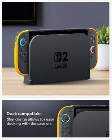 Pouzdro Spigen Nano Pop Blueberry Navy  - Nintendo Switch 2 modré/oranžové

 obrázek produktu 17 z 19