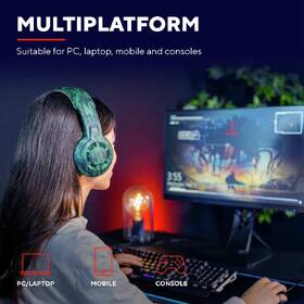 Headset Trust GXT 411C Radius - jungle camo 

 obrázek produktu 8 z 11