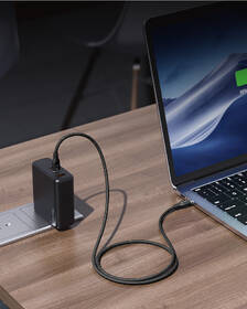 Kabel Voltme Powerlink Rugg Series USB-C/USB-C, CTC 5A/100W 1,8m černý

 obrázek produktu 4 z 4