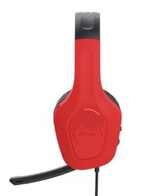 Headset Trust GXT 416S ZIROX pro Nintendo Switch červená barva
