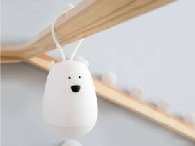 Dětská LED lampička Rabbit & Friends medvídek k zavěšení bílá

 obrázek produktu 2 z 3