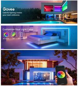 LED pásek Govee WiFi, RGB LED strip Light Smart,10m bílý

 obrázek produktu 3 z 7
