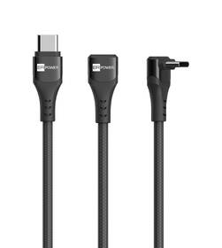 Kabel ERPOWER Simple Cobra USB-C/USB-C, 1,5m černý

 obrázek produktu 1 z 2