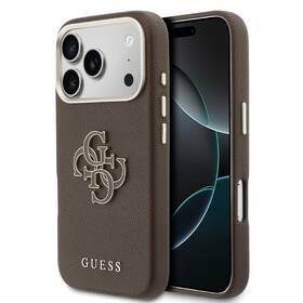 Kryt na mobil Guess PU Resin Logo na Apple iPhone 17 Pro Max hnědý

 obrázek produktu 1 z 6