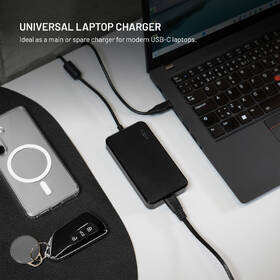 Napájecí adaptér FIXED GaN USB-C, PD 3.0, 100 W černý

 obrázek produktu 1 z 4