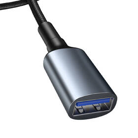 Kabel Baseus Cafule USB/USB, M/F, prodlužovací, 1m šedý

 obrázek produktu 3 z 6