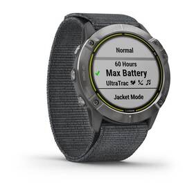 Chytré hodinky Garmin Enduro - Silver / Gray Nylon Band 

 obrázek produktu 6 z 9