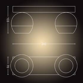Bodové svítidlo Philips Buckram White Ambiance 2 Spot bílé

 obrázek produktu 2 z 5