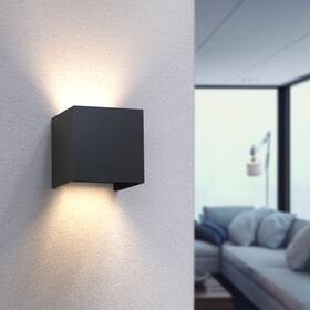 Nástěnné svítidlo Hama SMART WiFi, čtvercové, 10 cm, IP44 černé

 obrázek produktu 2 z 4