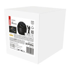 Dekorativní LED projektor EMOS hvězdy, 3x AA, vnitřní 

 obrázek produktu 4 z 4
