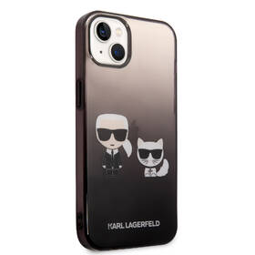 Kryt na mobil Karl Lagerfeld Gradient Karl and Choupette na Apple iPhone 14 Plus černý

 obrázek produktu 2 z 4
