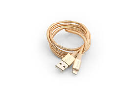 Kabel Verbatim Sync & Charge USB/Lightning, 1m, MFi, nerezová ocel zlatý

 obrázek produktu 2 z 4