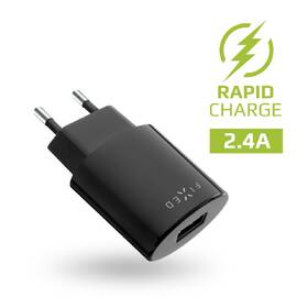 Nabíječka do sítě FIXED 1x USB, 2,4A + USB-C kabel černá

 obrázek produktu 1 z 5
