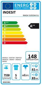 Pračka Indesit BWSA 51052W EU bílá

 obrázek produktu 1 z 2