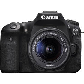 Digitální fotoaparát Canon 90D + 18-55 IS STM černý

 obrázek produktu 9 z 11