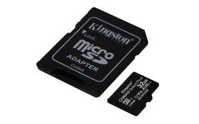 Paměťová karta Kingston MicroSDHC 32GB UHS-I U1 (100R/10W) + adapter 

 obrázek produktu 1 z 2