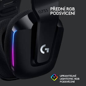 Headset Logitech G733 Lightspeed Wireless RGB černý

 obrázek produktu 6 z 10