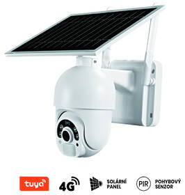 IP kamera IMMAX NEO LITE SMART Security SUN 4G, solární, IP65, HD, PIR čidlo, micro USB, outdoor, TUYA bílá

 obrázek produktu 1 z 5