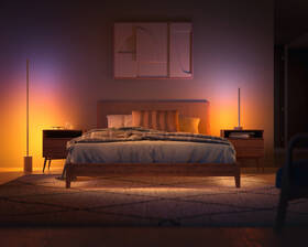 Stojací lampa Philips Gradient Signe - dub 
