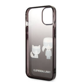 Kryt na mobil Karl Lagerfeld Gradient Karl and Choupette na Apple iPhone 14 černý

 obrázek produktu 3 z 4