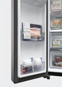 Americká lednice Haier HSW59F18EIPT černá barva
