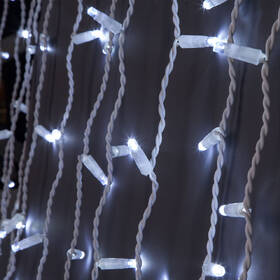Vánoční osvětlení ColorWay venkovní, 192 LED, 220V AC, 6× 0,6m, studená bílá 

 obrázek produktu 5 z 19
