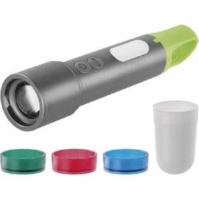 Svítilna EMOS LED NABÍJECÍ KOVOVÁ 600 lm, 1200 mAh šedá/zelená

 obrázek produktu 1 z 11