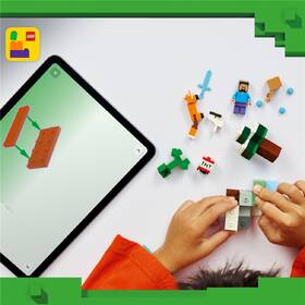Stavebnice LEGO® Minecraft®  21583 Steve a dobrodružství v tajze 

 obrázek produktu 8 z 9