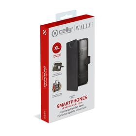 Pouzdro na mobil flipové Celly Wally One, XL na 4,5" - 5,0" černé

 obrázek produktu 3 z 3