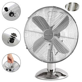 Ventilátor stolní ProfiCare VL 3062 nerez
