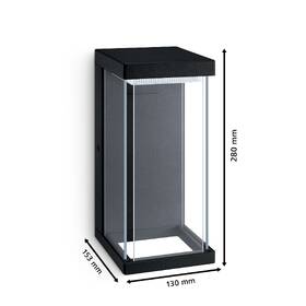 Nástěnné svítidlo Philips Kyrie černé

 obrázek produktu 1 z 4