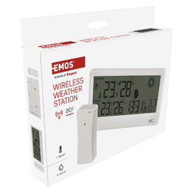 Meteorologická stanice EMOS E0531 bílá barva
