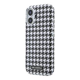 Kryt na mobil Karl Lagerfeld PU Houndstooth Resin Plate MagSafe na Apple iPhone 17 černý

 obrázek produktu 2 z 6