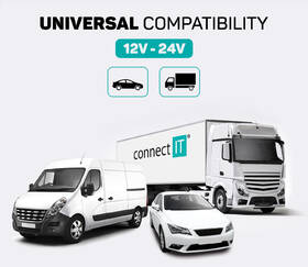 Adaptér do auta Connect IT 2x USB, 2.1A/1A černý

 obrázek produktu 4 z 5