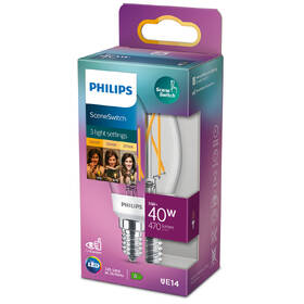 Žárovka LED Philips SceneSwitch, svíčka, 5W, E14, teplá bílá 

 obrázek produktu 1 z 1
