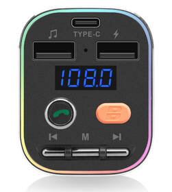 FM Transmitter GoGEN CTR 348 BT C černá barva
