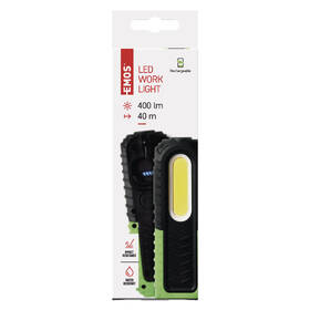 Svítilna EMOS COB LED + LED, 400 lm, 2000 mAh 

 obrázek produktu 12 z 12