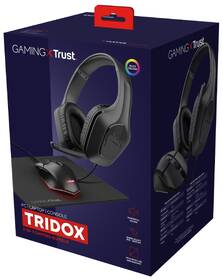 Herní set Trust GXT 790 3v1, headset + myš + podložka pod myš černý

 obrázek produktu 8 z 8