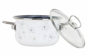 Hrnec s poklicí Belis 18 cm / 2,2 l, smalt 

 obrázek produktu 1 z 4
