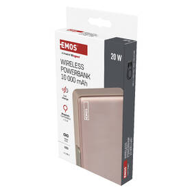 Powerbanka EMOS WI 1031, 20W, 10000 mAh rose gold

 obrázek produktu 15 z 19