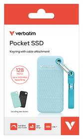 SSD externí Verbatim Pocket SSD 128GB + 2x obal modrý

 obrázek produktu 5 z 11