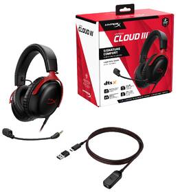 Headset HyperX Cloud III černý/červený

 obrázek produktu 6 z 6