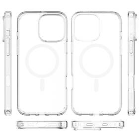 Kryt na mobil Mobile Origin Hybrid MagSafe na Apple iPhone 16 Pro Max průhledný

 obrázek produktu 2 z 9