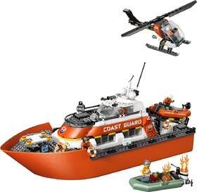 Stavebnice LEGO® City 60504 Záchranný člun pobřežní hlídky a vrtulník 

 obrázek produktu 1 z 9
