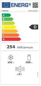 Americká lednice Gorenje NRR9185DAXL nerez
